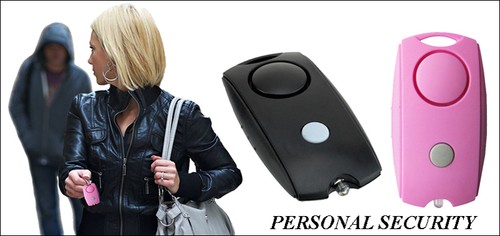 PERSONAL SECURITY 120dB LOUD Panic Alarm,Safety Guard Siren LED torch, BLACK.. - Picture 4 of 4