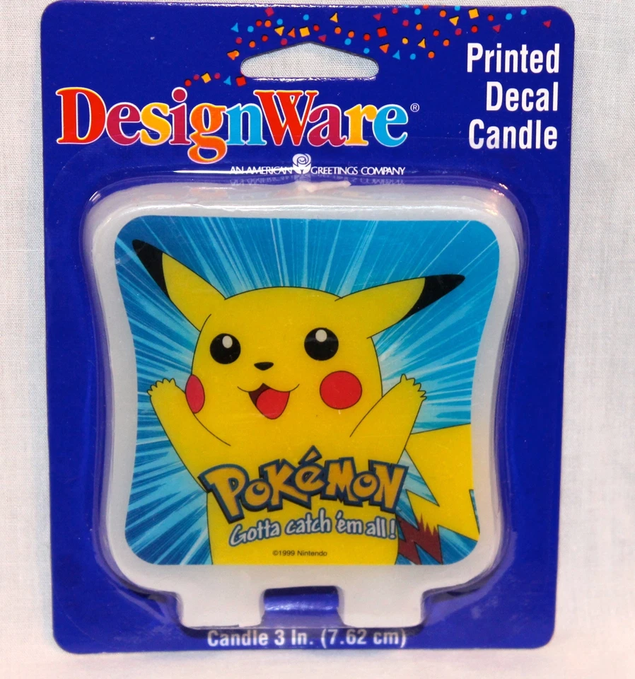 AMERICAN GREETINGS NEW IN PACKAGE POKEMON CANDLE PARTY SUPPLIES