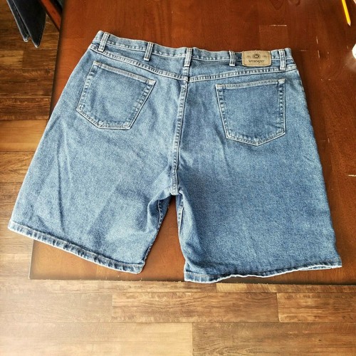 Wrangler Mens 42 Blue Denim Jean Shorts 