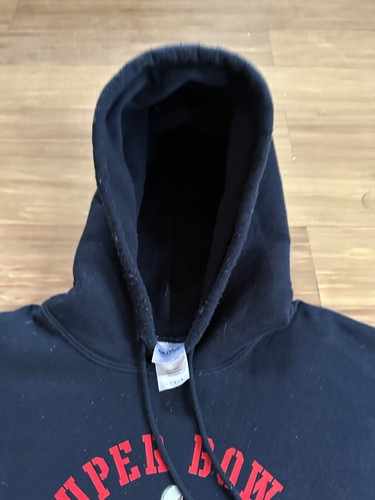 New England Patriots NFL Football Hoodie Sweatshirt Men’s Large Navy Blue - Picture 4 of 6