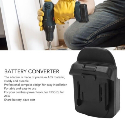Portable Lithium Battery Converter Cordless Tools for RIDGID and for AEG 18V