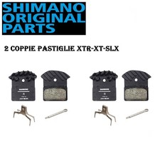 2 Cop Pastiglie Disco Freno Shimano J03A J05A Original XTR XT SLX Alette Ice-Tec