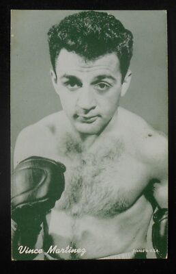 1950s Vince Martinez Welterweight Boxer Born 1929 Boxing Mount Kisco NY