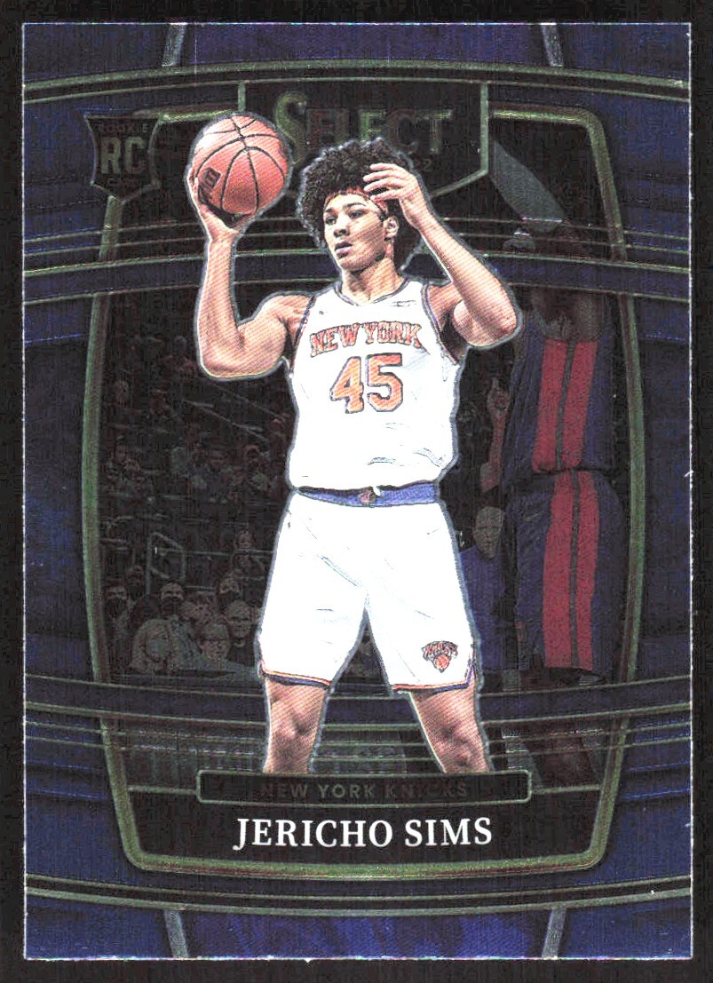 2021-22 990A Panini Select Jericho Sims Rookie New York Knicks #87