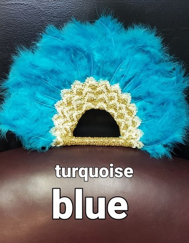 African Feather Hand Fans for Woman, Handmade Feather Fan