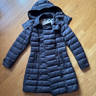 BURBERRY BRIT Ladies Puffer Down Quilted Padded Trench