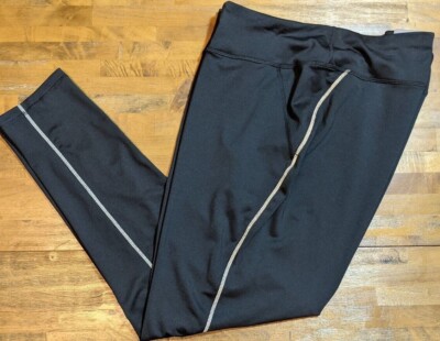 TEK GEAR DRYTEK MID-RISE FITNESS TRAINING LEGGING - Women's Plus 2X (black) NWT