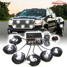 Hide-a-way 120w 6 Hid Bulbs Hazard Headlight Emergency Strobe Warning Light Kit