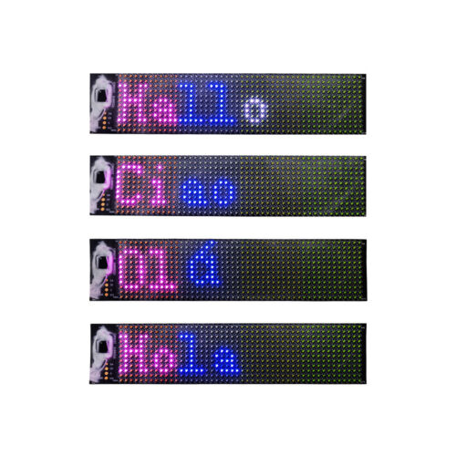 LED Display Programmable Message Tag Sign Scrolling Lighting Board Bluetooth - Picture 12 of 12