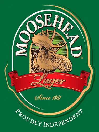 Moosehead Lager, Retro metal Aluminium Sign vintage / man cave / Bar/ Pub