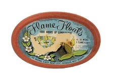 Flame Floats West Germany Vintage Golem Imports NY 3 Floaters Many Candles 1958