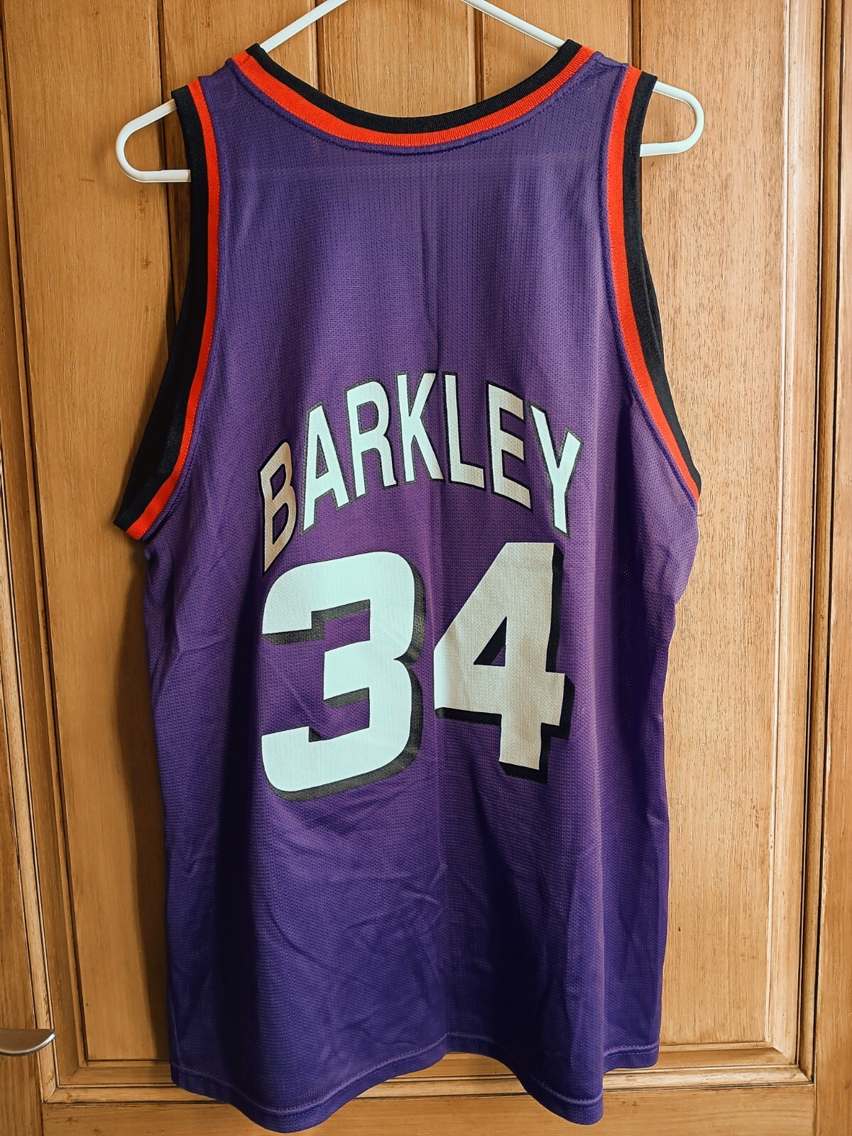 Vintage Charles Barkley 34 Phoenix Suns Champion NBA Jersey Size 44 eBay