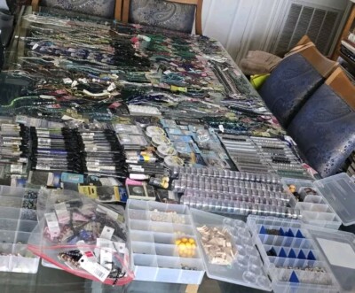 MASSIVE Lot Beads Spacers Charms Silver Crystal Jewelry Making Supplies