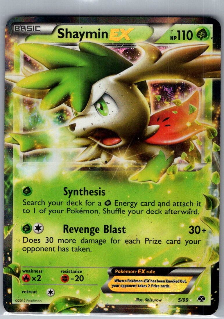 Shaymin EX 5/99 Next Destinies - Pokemon Card - NM