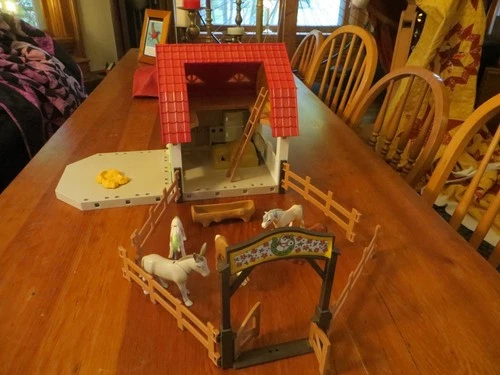 Vintage Playmobil Horse Barn