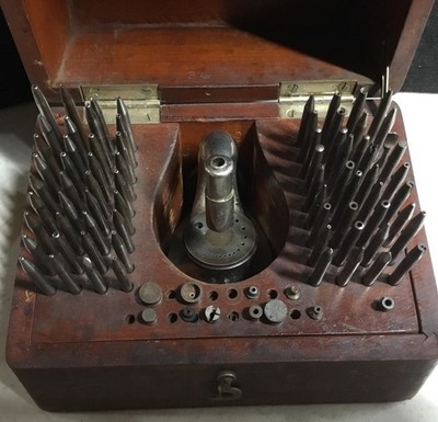Vintage K&D Kendrick & Davis INVERTO STAKING SET Special New Style Watchmaker