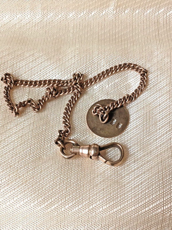 Antique Vintage Victorian Pocket Watch Fob signed WHB & Co