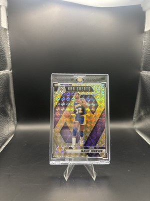 2024-25 Panini Mosaic Magic Johnson Snakeskin Kobe /8 SSP Lakers