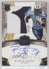 2014 Panini Crown Royale Rookie Silhouettes RPS 141/199 Bishop Sankey Auto 0p4b