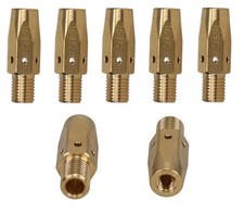 5 PCS Mig Tip Adaptor Gas Diffuser 169728 Fits Miller Welding Gun M25 M40