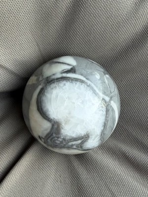 Muschel Kristall Kugel 297g 5,6cm Reiki, Geschenk, Chakra, Meditation