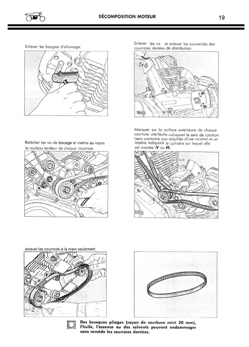 Réparer sa moto avec le manuel d'atelier Ducati 500 SL et 600 SL Pantah sur clé USB
