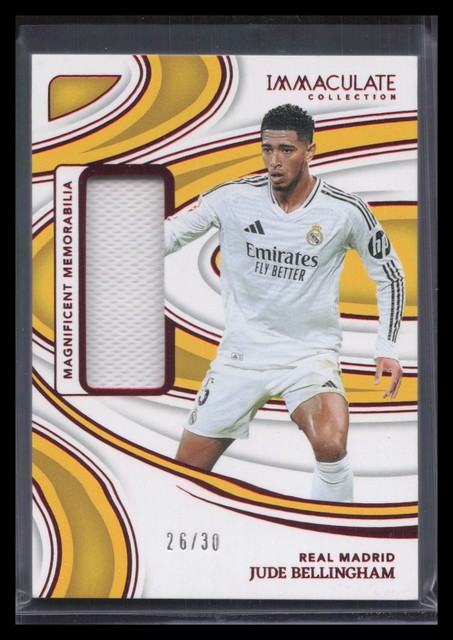 Jude Bellingham 2024-25 Panini Immaculate #ME-JB Magnificent Mem Ruby #/30