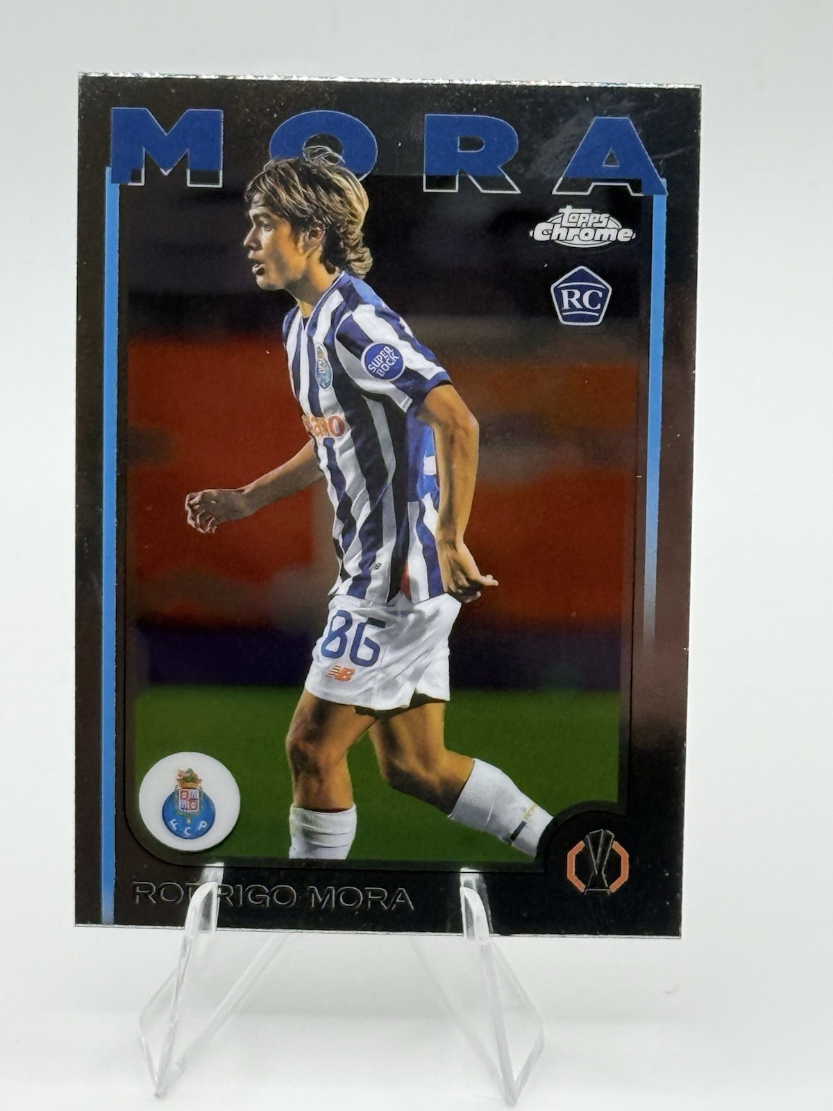 2024-25 Topps Chrome UEFA Rodrigo Mora RC Rookie FC Porto #137