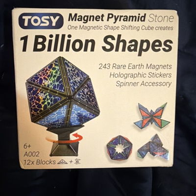 #ad #ad TOSY Magnet Pyramid Stone 1 Cube Transforms into 1 Billion Shapes 12 Pieces $34.99