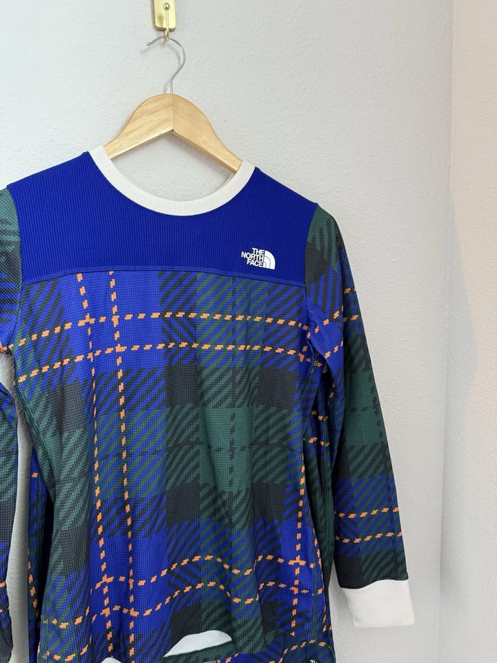 Juego de gofres a cuadros con capa base seca flash North Face para mujer talla S Foto 3 de 4