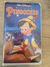 Disney's "Pinocchio" Black Padded Clamshell VHS Masterpiece