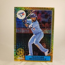 2022 Topps #T87C2-17 Teoscar Hernandez 1987 Baseball Chrome Silver Pack