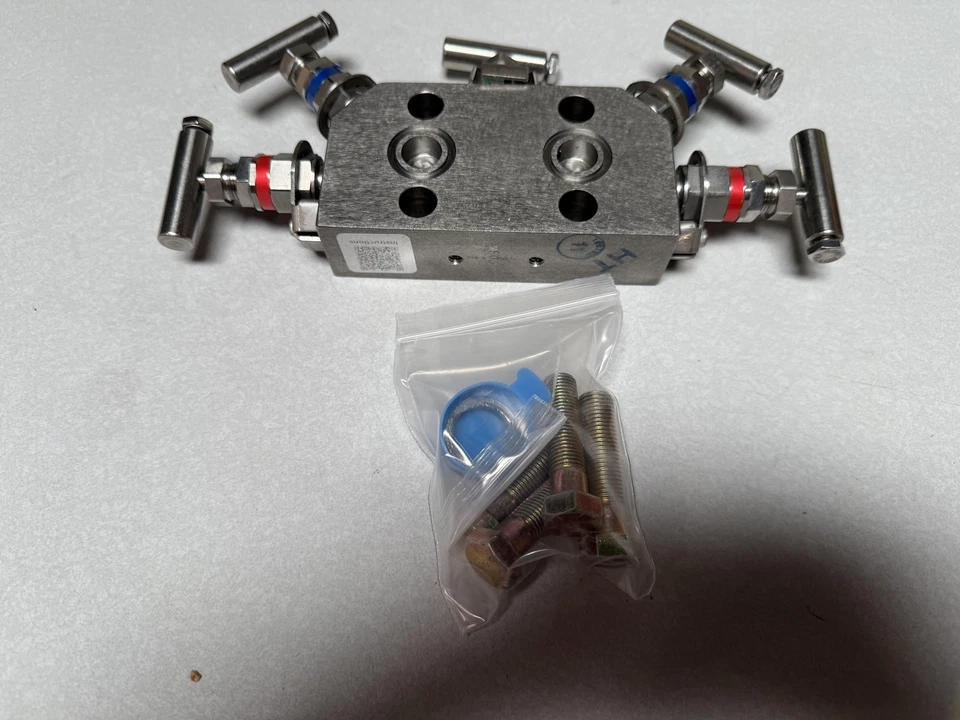 Parker PM-818S6G SS Manifold Valve 5 Valve Block Stainless Steel New USA Box - Image 4 of 4