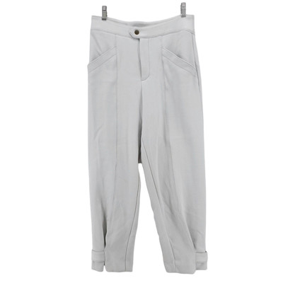 MAEVE Anthropologie Magda Tapered Cuffed Pants Light Gray Size US 8
