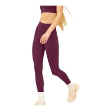 NWT Girlfriend Collective High Rise Compressive Pocket Leggings  Plum  S