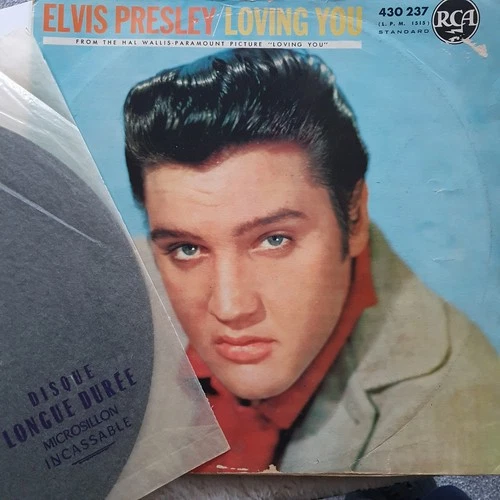 ELVIS PRESLEY - "LOVING YOU" RCA FRANCE 430 237, VINYL LP. VINTAGE PRESSING.