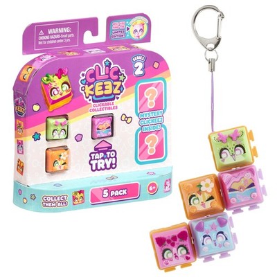 Series 2 5-Pack | 5 Collectible Character Keyboard Keys Click and Clack | Create