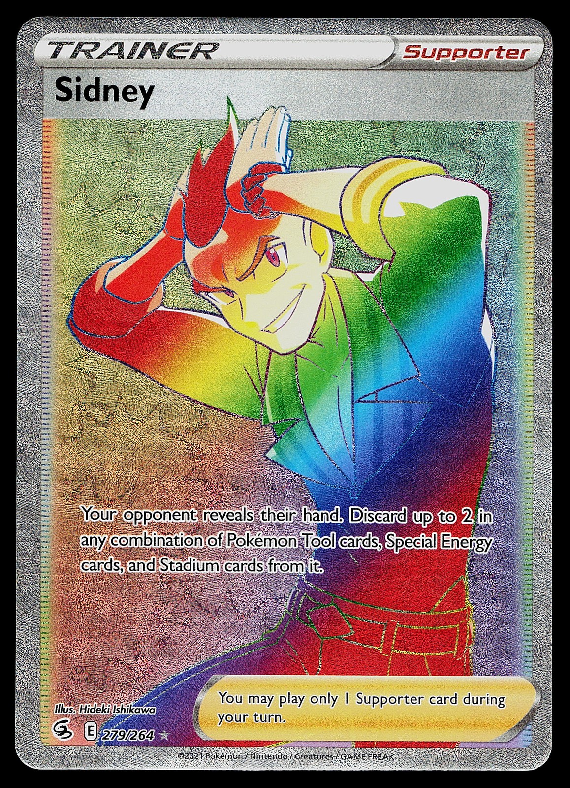 Pokemon Card - Sidney Fusion Strike 279/264 Secret Rare