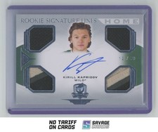 2020-21 UD The Cup Rookie Signature Uni's Home Auto Patch Kirill Kaprizov /49