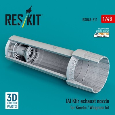 ResKit RSU48-0511 - 1:48 IAI Kfir exhaust nozzle for Kinetic / Wingman kit (3D P