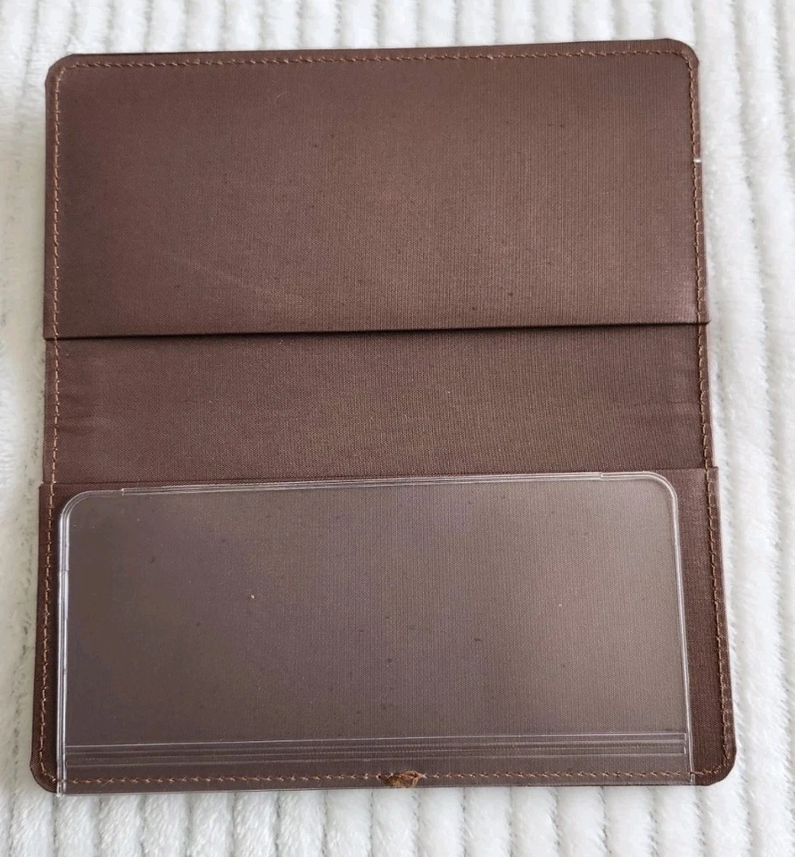 NUEVA Funda para Chequera Bradford Exchange SADDLE CLASSIC VALUE Marrón Tostado Foto 3 de 4