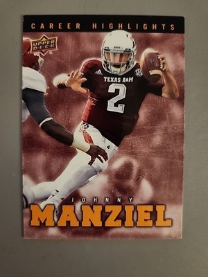 2014 Upper Deck Career Highlights Johnny Manziel #JM-17 Rookie RC