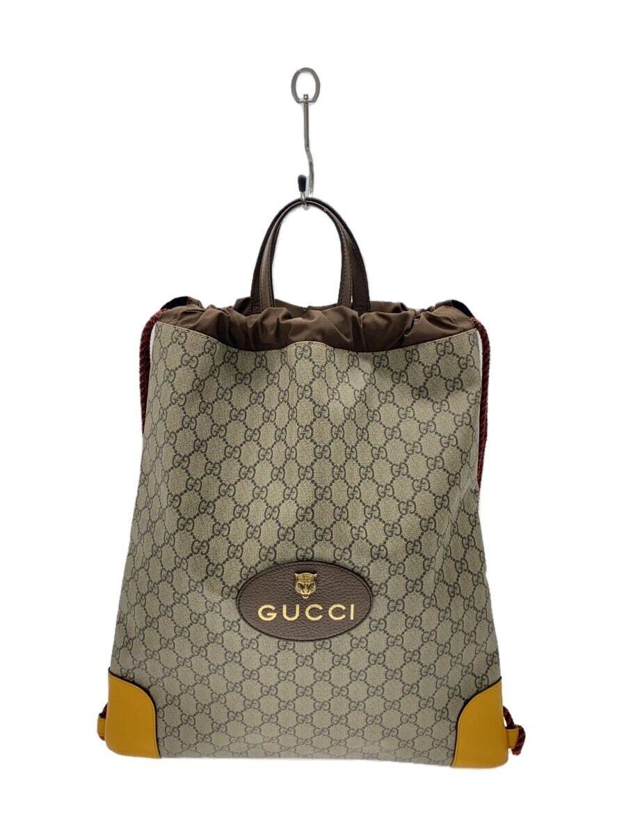 GUCCI backpack rucksack drawstring beige 473872 U… - image 1