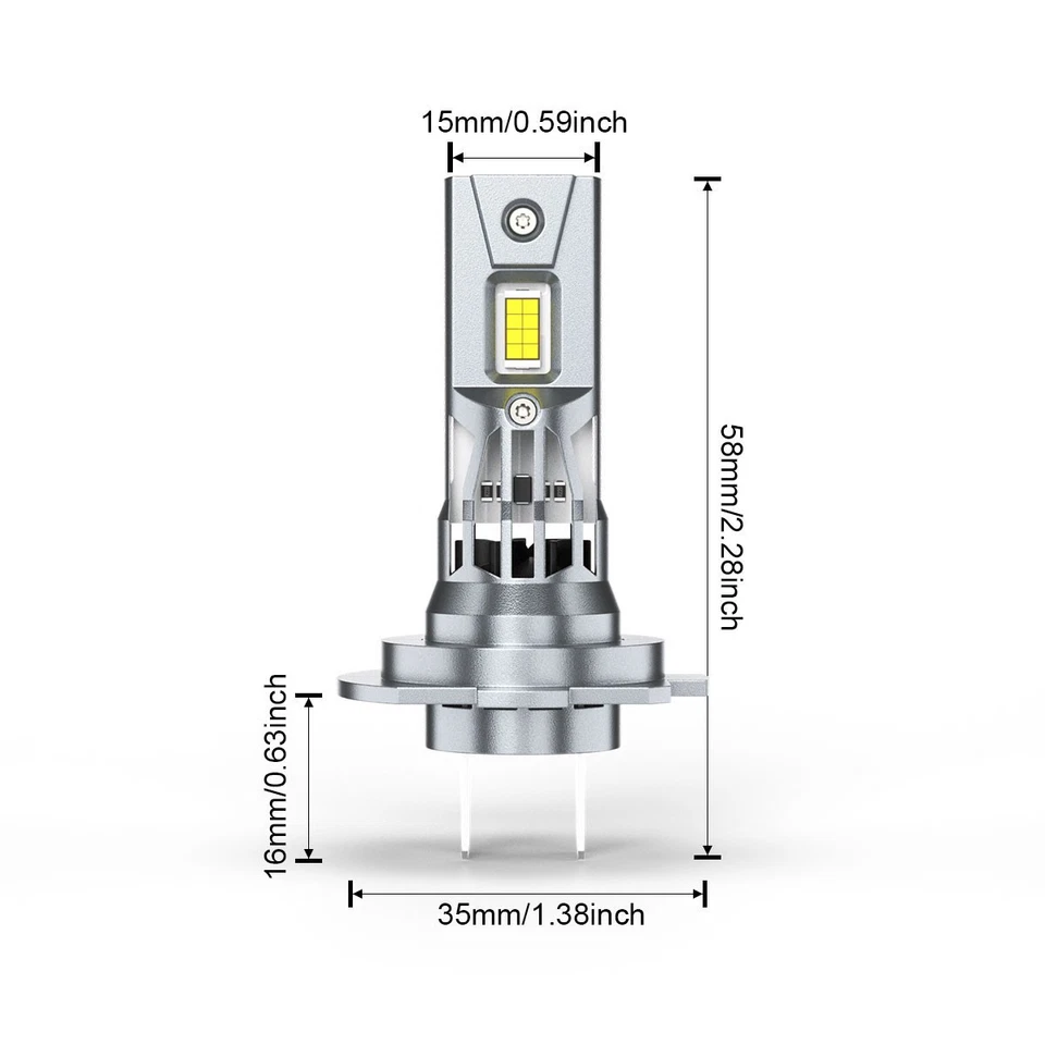 适用于宝马 S1000R 2014 2015 2016 2017 4 件 9005+H7 LED 车头灯灯泡 6000K 白色 — 第 3/4 张图片