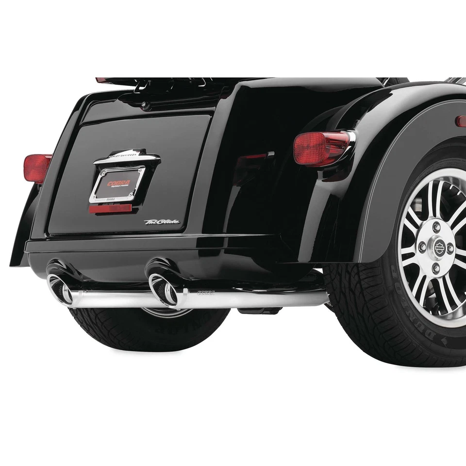 Cobra Tri Glide Mufflers - Chrome - '09-'20 Tri Glide 6301 — 第 4/4 张图片