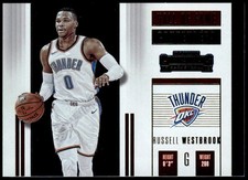 2017-18 Panini Contenders #9 Russell Westbrook Hall of Fame Contenders E1