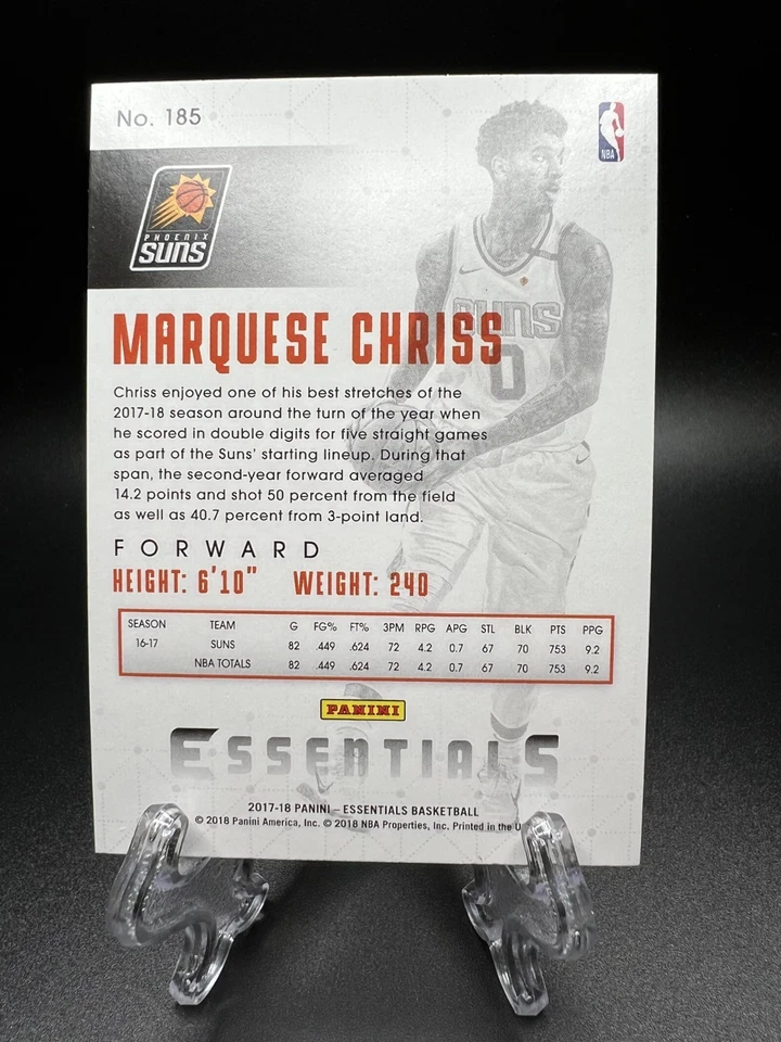 2017-18 Panini Essentials - Marquese Chriss #185 - Image 2 of 2