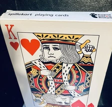 Oversized Jumbo Spillekort Playing Cards Magic Tricks Full Deck Crafts 7.5" × 5"