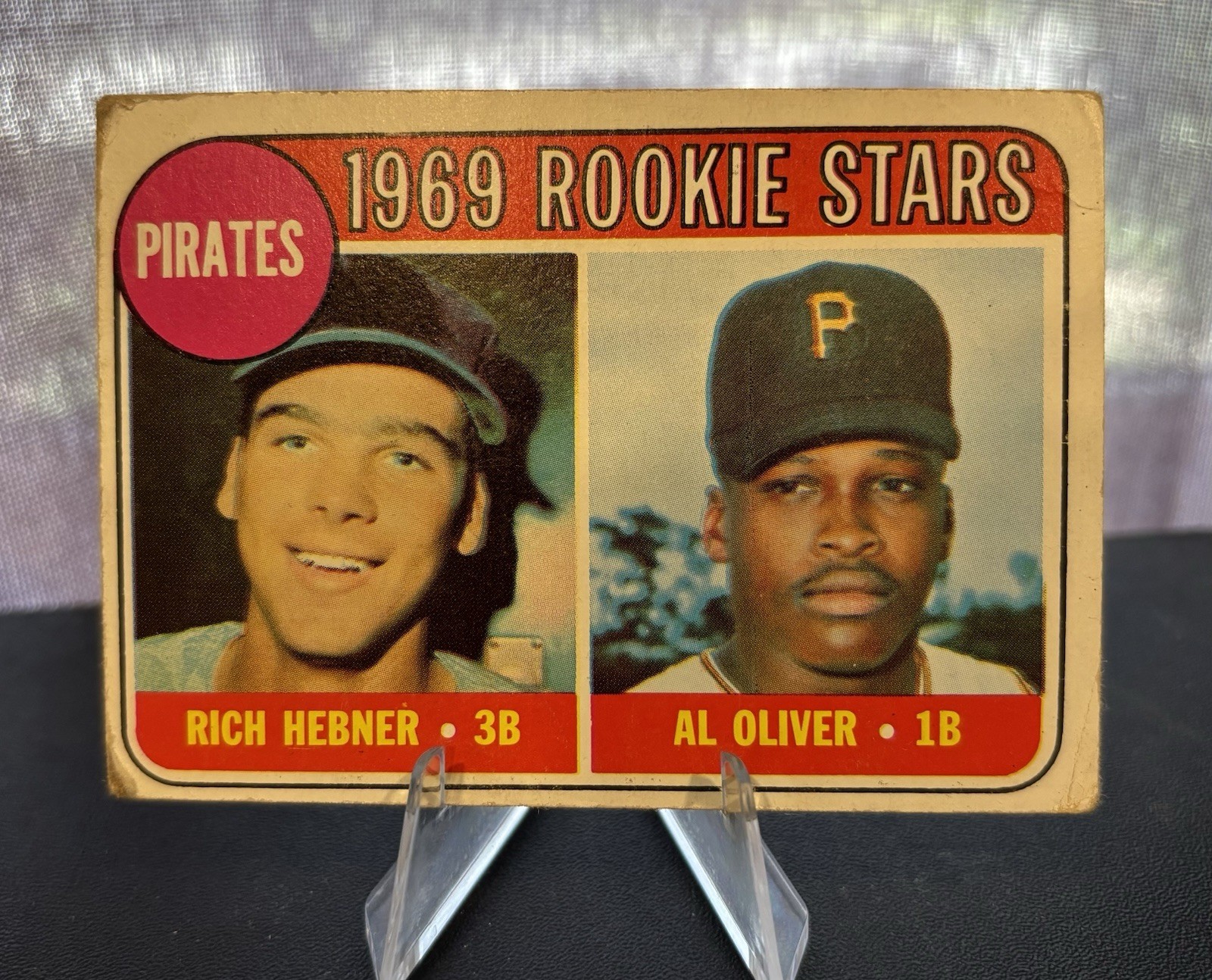1969 Topps - 1969 Rookie Stars Al Oliver, Richie Hebner #82 (RC)