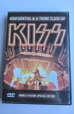 KISS: Konfidential & X-treme Close Up. (DVD, 2004) VG+ Scratch Free Disc B17
